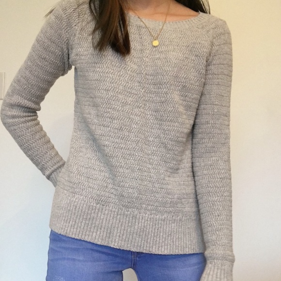 Loft Gray Sweater - Picture 1 of 4